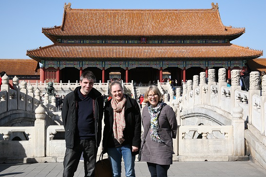 Chris Amy Judith Forbidden City inside gate 2 edited