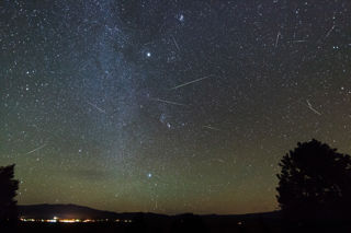 Orionid Meteor Shower Composite
